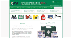 Desktop Screenshot of firstaidandmedical.com